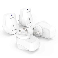 Tenda SP3 Smart Plug,WiFi Plug Works with Alexa & Google Home,Wireless Remote Control Timer Plug,Alexa Plug Smart Socket,No Hub Required,2.4GHz Only(4 Pack)