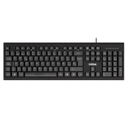 TECLADO CON CABLE. NEGRO. ESPAÑOL