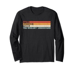 È un procione retrò procione Maglia a Manica