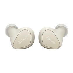 Jabra Elite 3 Trådlösa Bluetooth-öronsnäckor i örat - Brusreducerande trådlösa öronsnäckor med 4 inbyggda mikrofoner för tydliga samtal, mäktig bas, anpassningsbart ljud och mono-läge - Beige
