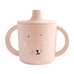 Trixie - Mrs Rabbit Silicone Sippy Cup - 4m+ - 100% Food Grade Silicone - Pink