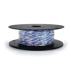 Waytex 36501 telefoonkabel (2 draden 100 m blauw/wit