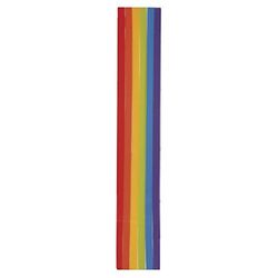 RAYHER HOBBY 31497000 Cera Rayas Decorativas Arco Iris 1 mm, 200 x 1 mm, 6 Colores de 3 Rayas Surtido