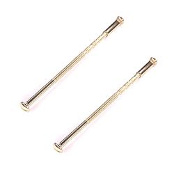 cyclingcolors 2 x Connecting Screws M4 x 95 Colour Brass Golden Furniture Connector Screws Vintage Sleeve Screws Furniture Screws Wood Connector Cabinet