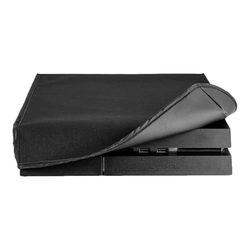 eXtremeRate Housse Anti-poussière pour ps4 Console,Cover Protection pour ps4 Console Accessoire Cache-Poussière, Noir