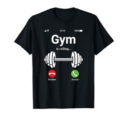 Gym is calling Shirt,La palestra chiama maglietta, divertente Maglietta