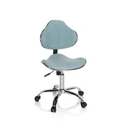 hjh OFFICE Chaise de Bureau Enfant KIDDY GTI-3 Tissu Menthe-Vert Chaise de Bureau Enfant Ergonomique, évolutive, 634133