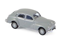 Norev- Peugeot 203 1955 Gris 1/87 Miniatura, Color (472372)