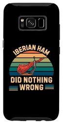 Carcasa para Galaxy S8 Jamón Ibérico Retro No Hizo Nada Malo Jamón Ibérico Vintage