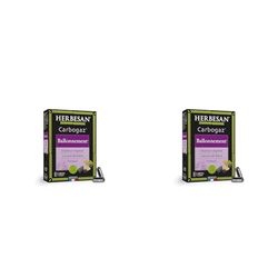 HERBESAN®-CARBOGAZ - Ballonements - Charbon végétal, Levure de Bière, Fenouil - Fabrication française - 45 gélules (Lot de 2)