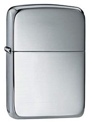ZIPPO Isqueiro - prata polida 1941 réplica