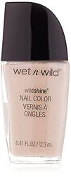 Wet n Wild - Wild Shine Nail Color - Esmalte de Uñas de Secado Rápido - Pintauñas Rosa Empolvado de Larga Duración - Acabado Brillante, Textura y Efecto Fabuloso - Yo Soy