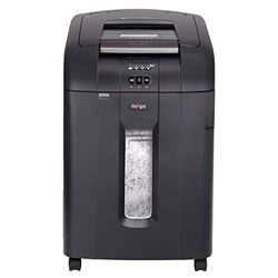 Rexel Auto+ 600X 2103500A Auto Feed 600 Sheet Cross Cut Shredder for Departmental Use (Up to 20 Users), 80 Litre Bin, Includes Shredder Oil, Black
