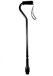 Drive Devilbiss Height Adjustable, All Terrain Swan Neck Walking Cane/Stick
