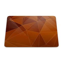Bonamaison, Tappetino per mouse rettangolare, con stampa digitale, antiscivolo, per ufficio e casa, dimensioni: 22 x 18 cm