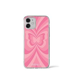 ERT GROUP mobiltelefonfodral för Iphone 12 Mini originalt och officiellt licensierat Babaco mönster Butterflies 001 optimalt anpassad till formen på mobiltelefonen, fodral tillverkad av TPU-plast