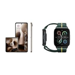 Motorola razr 60 ultra, Pantone Mountain Trail, Moto AI Flip Smartphone, Dual Display, 50MP Triple Camera with Co2 Offset and Moto watch fit, PANTONE Trekking Green