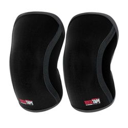RockTape Assassins Knee Sleeves, Workout Knee Support, Neoprene Durability and Comfort, Black, XL, Pack of 2