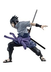 Banpresto BP19667 NARUTO SHIPPUDEN - Uchiha Sasuke - Figurin Vibrationsstjärnor 13 cm