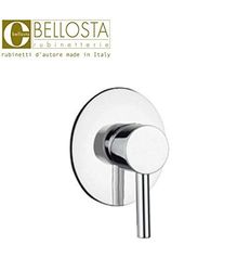 Bellosta 01-0421/N/E Parte Esterna Miscelatore Incasso Vasca Doccia Tondo, Cromo