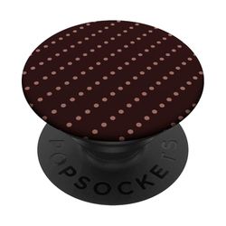 Tan lindo, marrón, diseño de lunares, lunares bohemios PopSockets PopGrip Adhesivo
