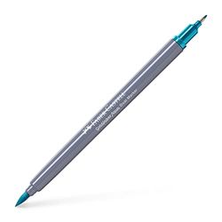 Faber-Castell Creative Studio Goldfaber Aqua Dual Marqueur bleu cobalt clair pour l'art, l'artisanat, le dessin, les croquis, la maison, l'école, l'université, le coloriage