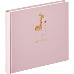 walther design album photo rose 28 x 25 cm Album bébé avec gaufrage, Baby Animal UK-148-R