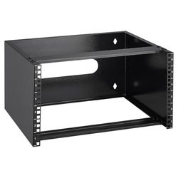 VEVOR 6U Netwerkrek voor wandmontage, 14 in/355,6 mm diepte, 50 lbs/22,68 kg maximale gewichtscapaciteit, wandmontage serverrack met kooimoeren, 482,6 mm voor ondiepe server-IT-apparatuur en