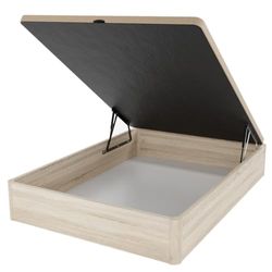 amuéblate online - Canapé Abatible de Madera Súper Reforzado con Gran Capacidad, Esquinas Redondeadas, 90 x 190, Cambria