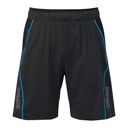 Omm Pace, Pantaloncini Uomo, Nero/Blu, XS
