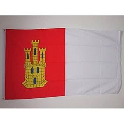 BANDIERA CASTIGLIA-LA MANCIA 150x90cm - BANDIERA CASTILLA-LA MANCHA IN SPAGNA 90 x 150 cm - AZ FLAG