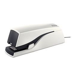 Leitz 55331001 - Grapadora eléctrica, color blanco