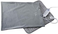 Almohadilla térmica terapéutica 100W 50x40 cm, alivia dolores musculares y articulares, ideal para tratamiento de lesiones y relajación.