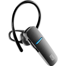 cellularline | SLEEK | Auricolare Mono Bluetooth® ergonomico - Talk Time 5.5 ore - Play Time 6 ore - Charging Time 1.5 ore - Dotato di assistente vocale - Nero