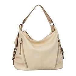 TOM TAILOR Caia Hobo Bag schoudertas voor dames, groot, wit, off-white