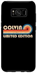 Carcasa para Galaxy S8+ COLVIN Surname Retro Vintage 80s 90s Birthday Reunion