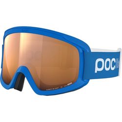 POC Pocito Opsin - Ski Google dla dzieci, które zapewniają komfort, bezpieczeństwo i szerokie pole widzenia, fluorescencyjny niebieski/częściowo słoneczny jasny pomarańczowy