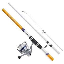 Mitchell Neuron Surf Combo Set giratorios, Unisex, Blanco/Plateado/Naranja, 3m | 100-200g
