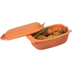 Browin 770613-Rostiera Tonda da da 2,5 l, per Pane, Argilla, Marrone
