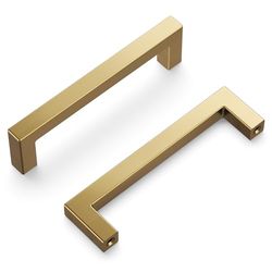 Hickory Hardware Skylight Collection Cabinet Pulls, Kitchen Handles for Cabinets and Drawers and Bathroom Hardware, 3-3/4 Inch Center to Center, Champagne Bronze, 1 Pack