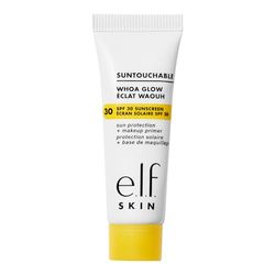 e.l.f. SKIN Suntouchable! Invisible Mini SPF 30, leggera protezione solare a base di gel per un incarnato uniforme, funge anche da primer make-up, prodotto vegano e non testato sugli animali