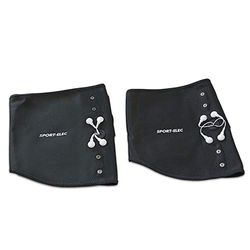 Sport-Elec BRASSARDS Combi ELECTROSTIMULATION COMPATIBLES MULTIMARQUES Accesorios ELECTROSTIMULACIONALES, Unisex Adulto, Negro, L/XL