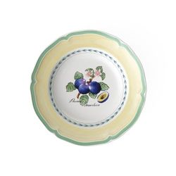 Villeroy & Boch French Garden Valence prato fundo, 23 cm, porcelana premium, branco/colorido