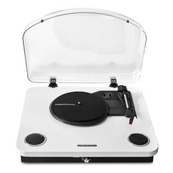 Energy Sistem WhiteSpin – Tocadiscos (10W, vinilos, RCA, Puerto USB, Bluetooth, Bluetooth out) Blanco