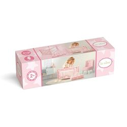 La Nina - Cama de viagem carlota (53 x 32 x 32 cm) bonecas, cor-de-rosa, 53 x 32 x 32 cm (Diset 60408)