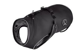 HUNTER Uppsala - Abrigo para Perro, 75 cm, Color Negro