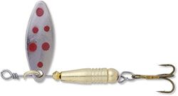 Zebco Unisexe - Adulte Waterwings River Spinner Argent, Leurre Bar Pêche Carnassier, 1