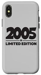 Custodia per iPhone X/XS 2005 Limited Edition 18 anni adolescente 18° compleanno