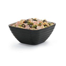 Vollrath 4763760 Square Insulated Bowl, 7.9 L Capacity, Black