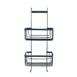 Douceur d'Intérieur Suavidad interior, Servidor de ducha (25 x 12 x 60 cm) con cable Premium Negro, Metal